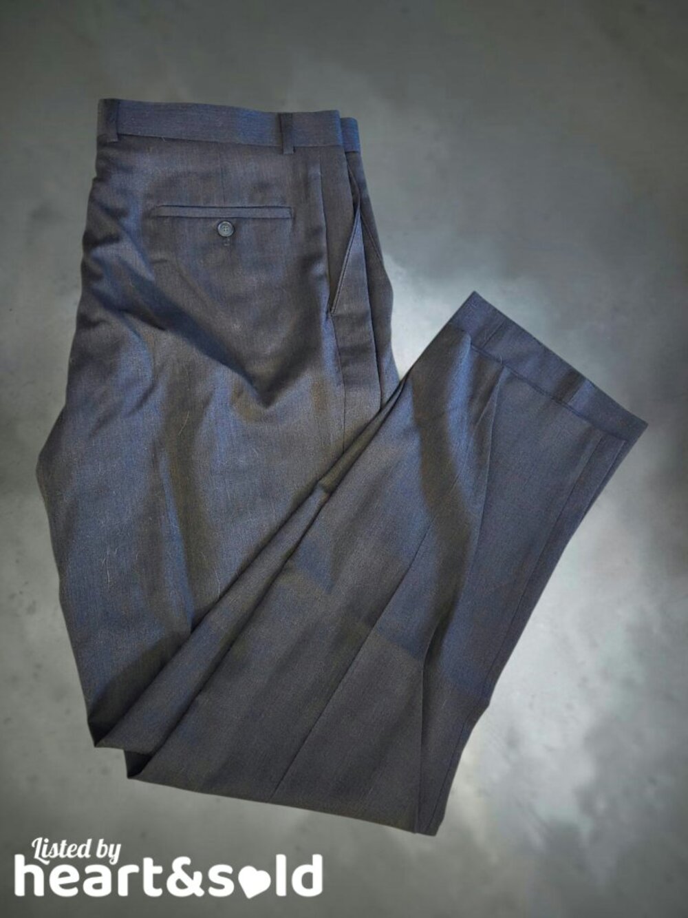 Mens Kenneth Cole Charcoal Gray Dress Pants